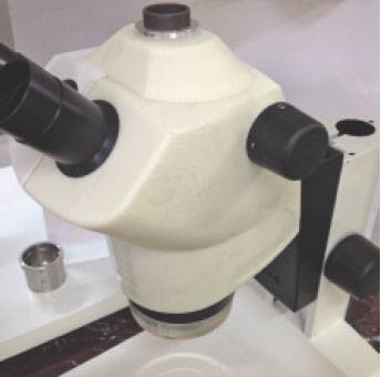 3D printed binocular body cover of the Labomed Binocular Microscope