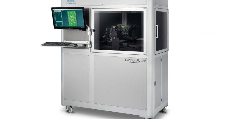 The DragonFly 2020 Pro 3D Printer for the production of professional PCBs