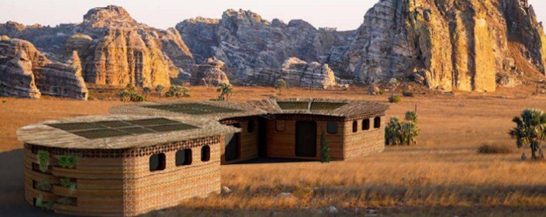 The school can be put together in different formations. Source: Provided by Thinking Huts