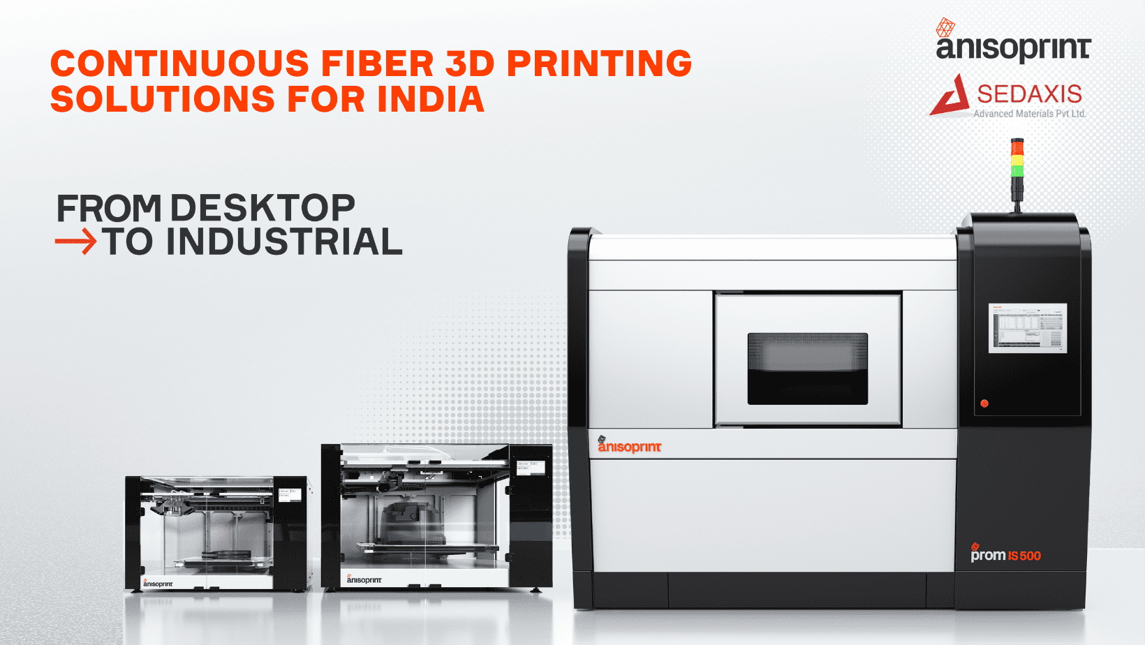 Anisoprint and Sedaxis announce an exclusive partnership to grow carbon fiber 3D printing in India