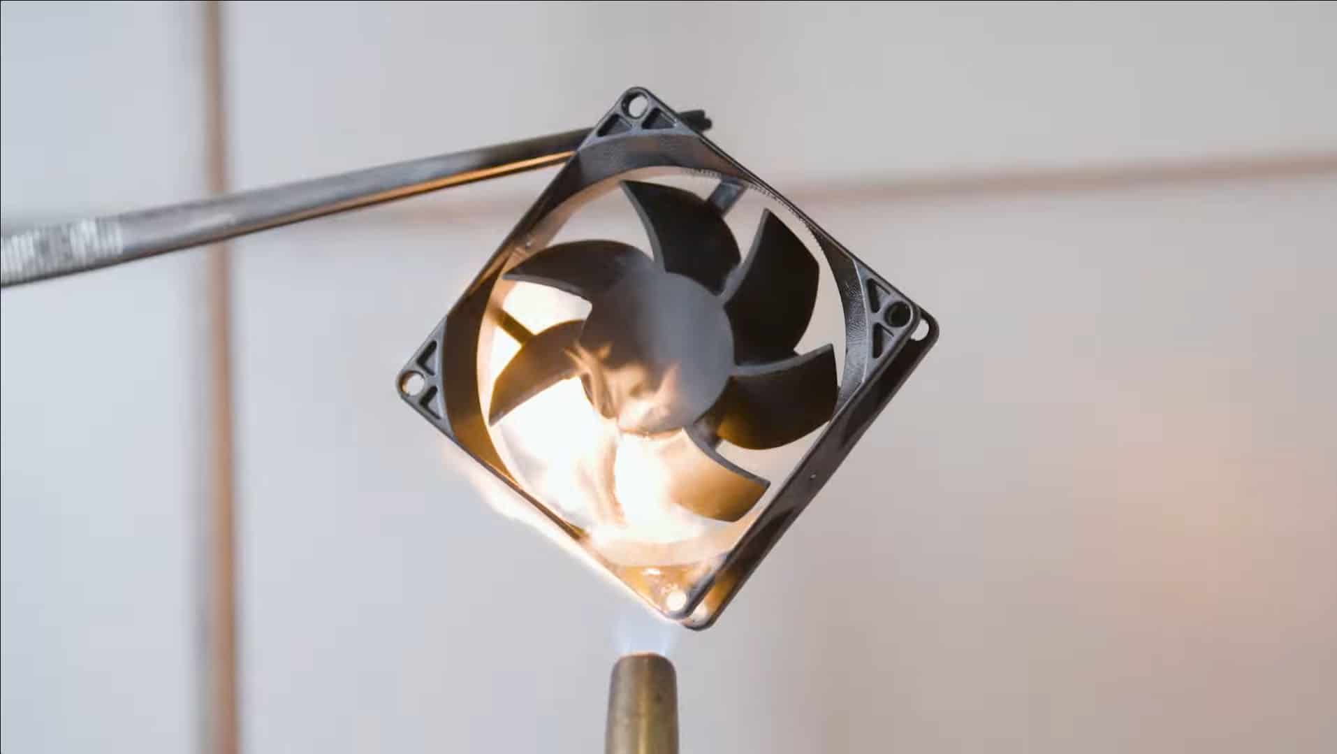 Flame retardant fan 3D printed