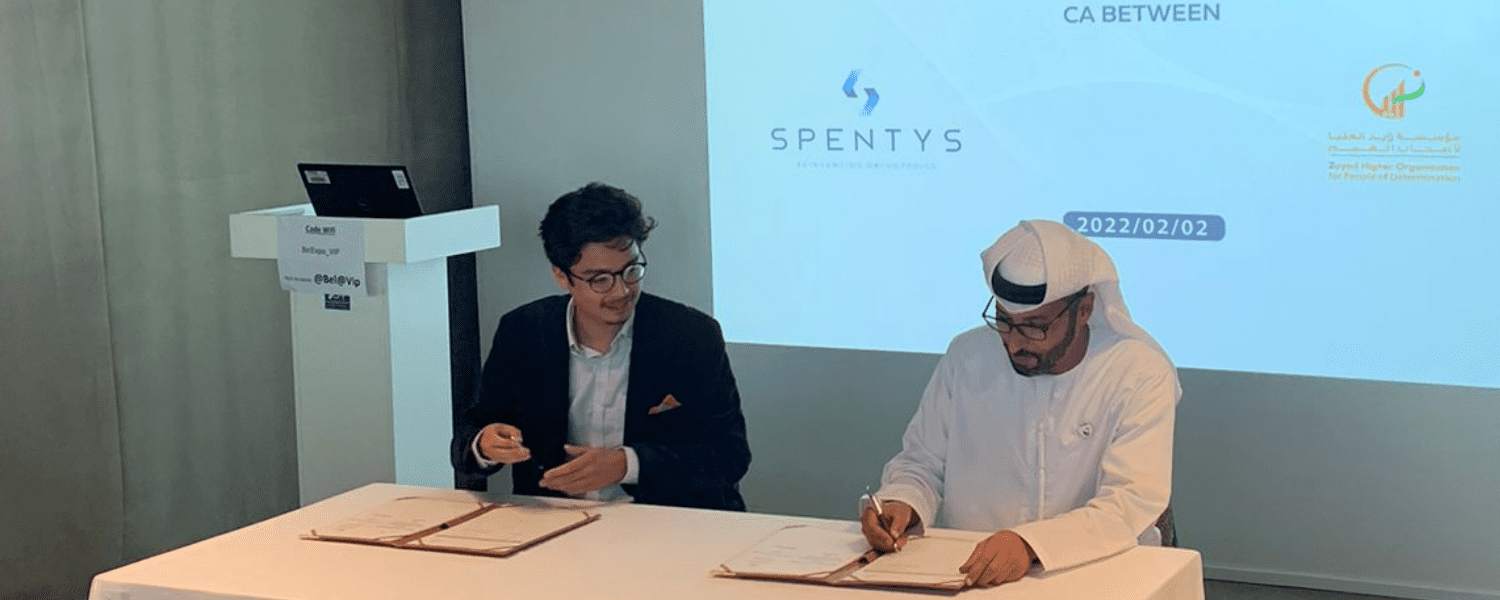 Zayed Higher organization collaborates with Spentys for 3D-printed orthoses