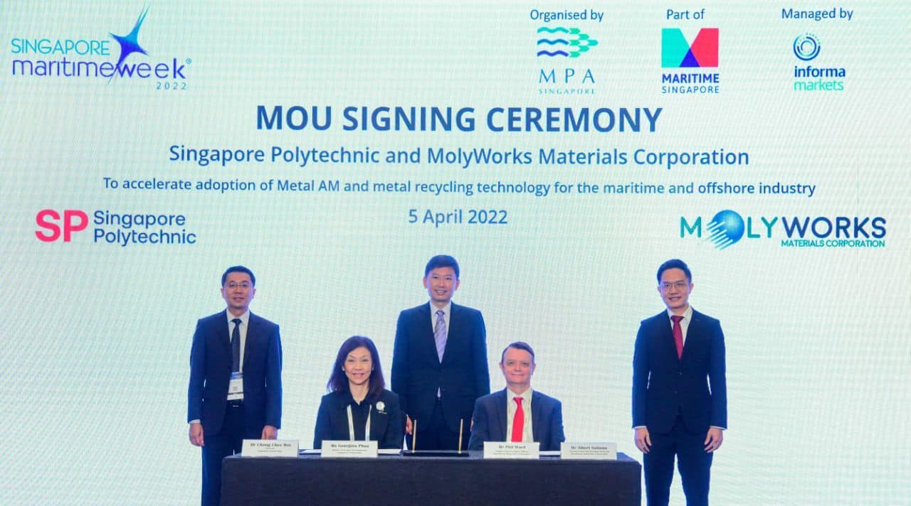 MolyWorks announces partnership with Singapore Polytechnic