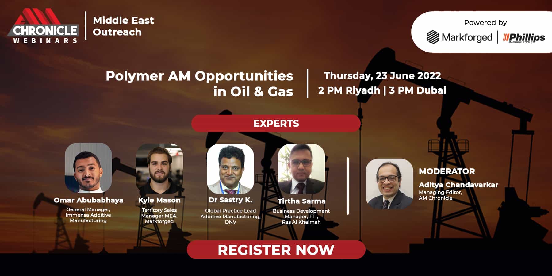 AM Chronicle Middle East Outreach: Polymer AM Opportunities in Oil & Gas