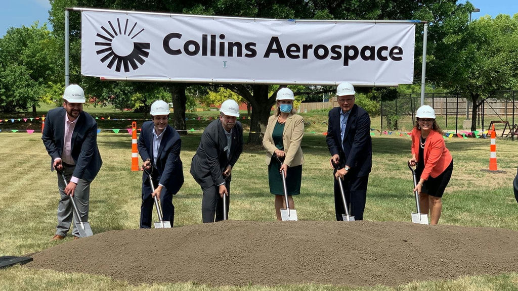 collins breaks ground additive manufacturing west des moines