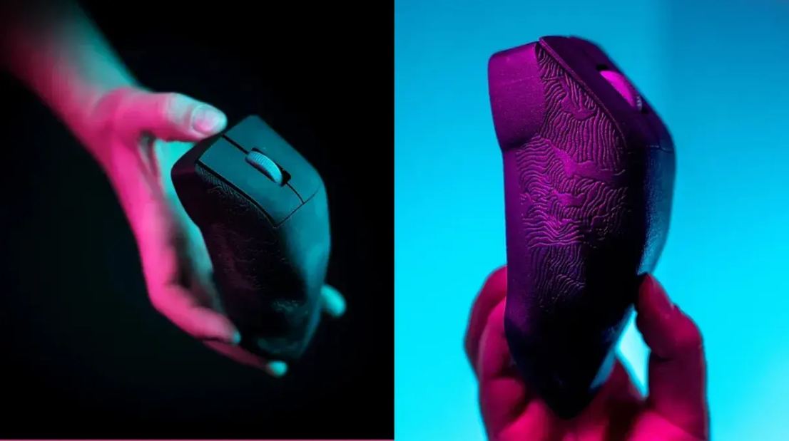 Illustrations of the Formify 3D printed mouse