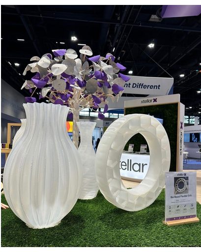 Bio-based EVA materials debuted at RAPID + TCT 2023 in Xtellar’s first exhibition booth