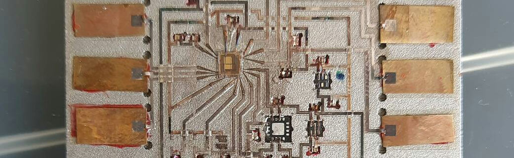 Test printed circuit on SubTEC 9