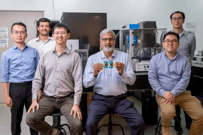 Members of the multi-material 3D printer team. Credit: NTU Singapore.
Stay up to date with everything that is happening in the wonderful world o