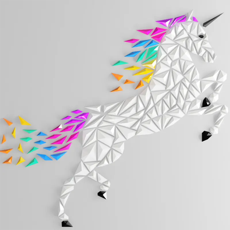 Product Unicorn wall art by dgmily