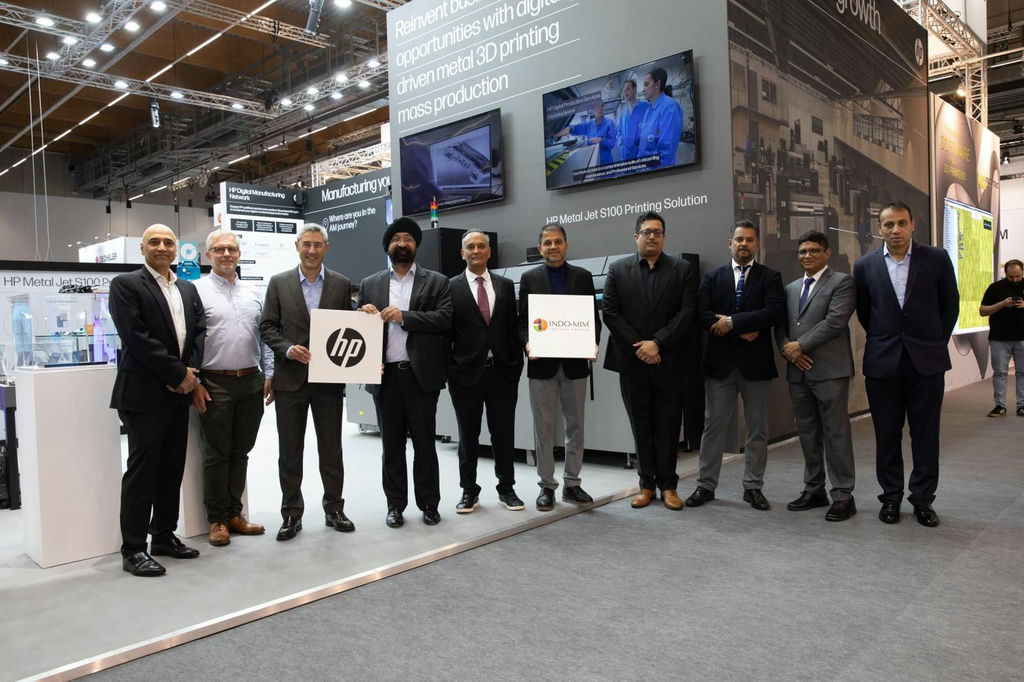 HP Partners with INDO‐MIM to Advance Metal Additive Manufacturing