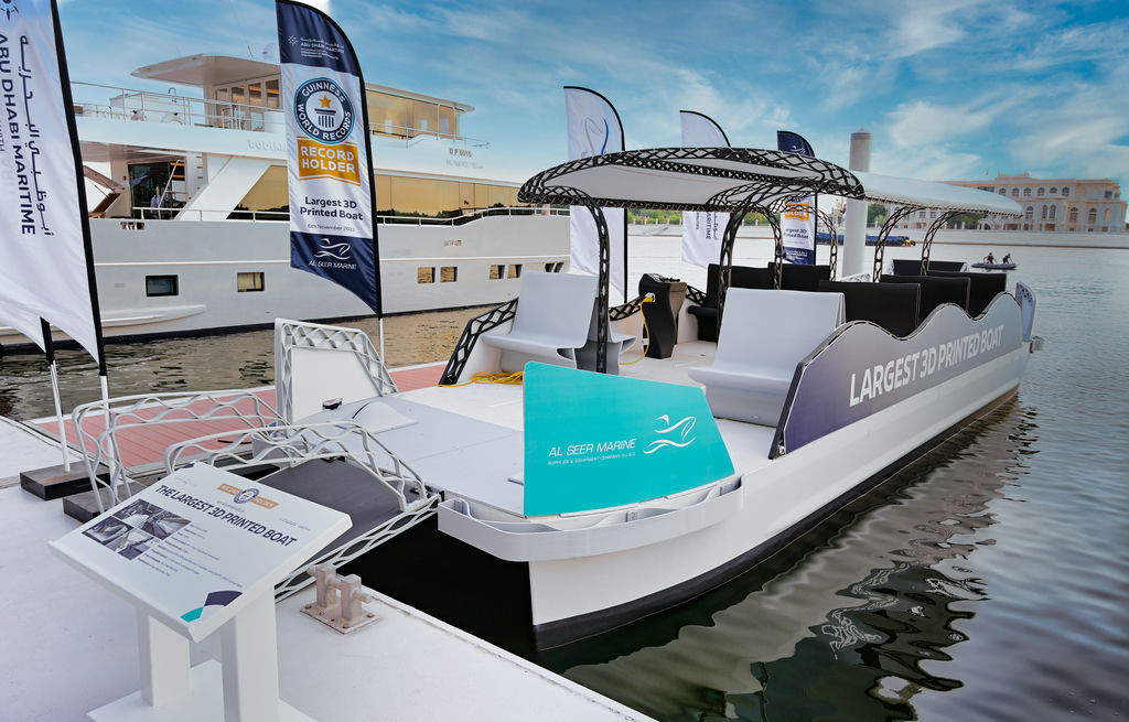 Al Seer Marine and Abu Dhabi Maritime Create Guinness World Records for 3D Printed Water Taxi