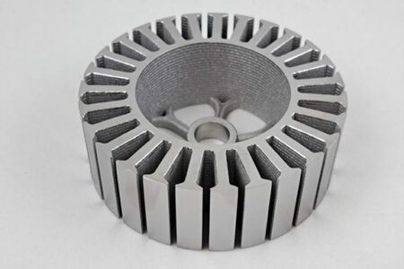 Elkem has developed a new specialised iron silicon powder that may enable the Additive Manufacturing of components for electrical motors Courtesy Elkem