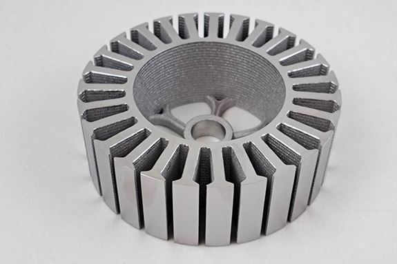 Elkem has developed a new specialised iron silicon powder that may enable the Additive Manufacturing of components for electrical motors Courtesy Elkem