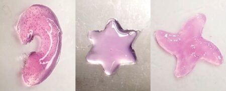 Complex shapes 3D-printed using the new method. (Elham Davoodi and Wei Gao)