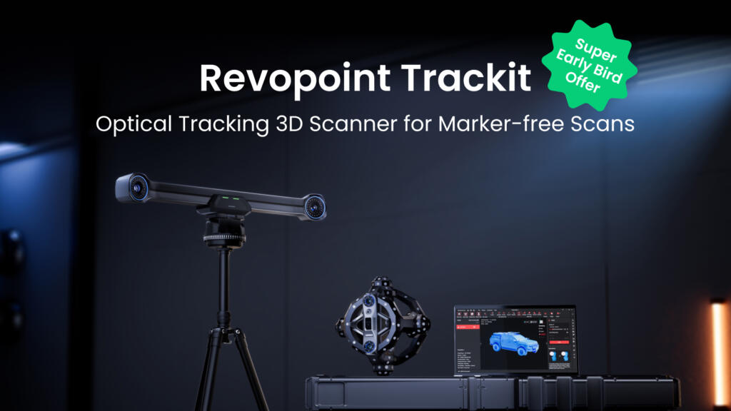 Revopoint Trackit Now on Kickstarter: Marker-free 3D Scans Within Everyone's Reach!