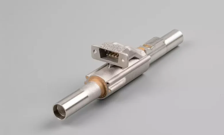 CSEM’s 3D-printed pipe segment, combining heating and temperature sensing, represents a breakthrough in thermal control technology, with applications ranging from satellites to industrial systems. | © CSEM